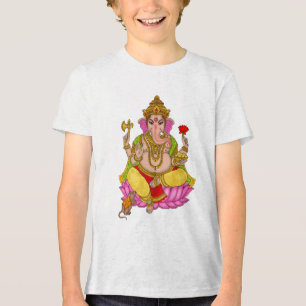 Lord Ganesha T-Shirt Tri-Blend Shirt