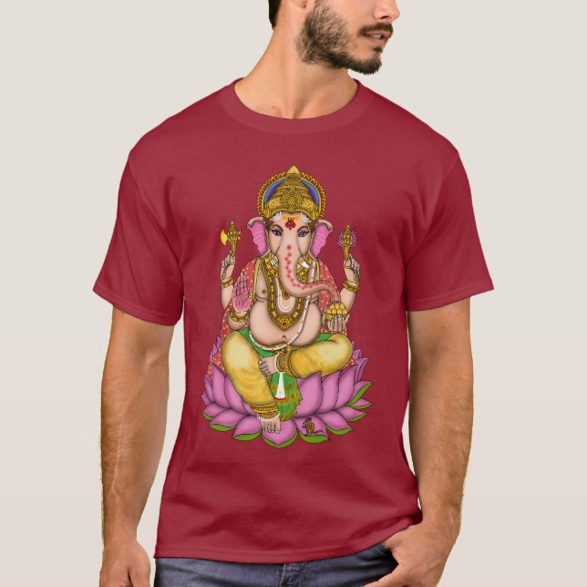  Lord Ganesha  T-Shirts (Front)