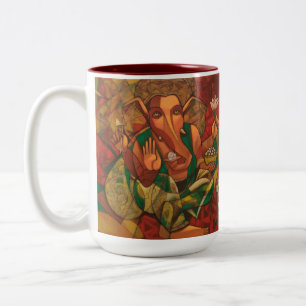 Lord Ganesha  Two-Tone Coffee Mug