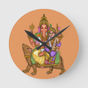 Lord Ganesha Wall Clock