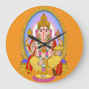 Lord Ganesha Wall Clock