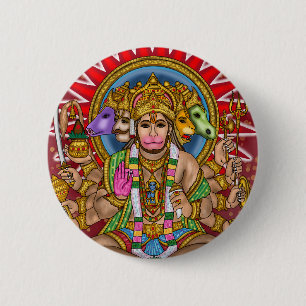 Lord Hanuman Button