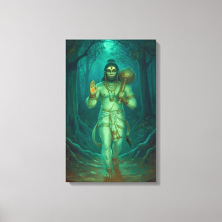 Lord Hanuman Canvas Wall Art