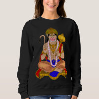 Lord Hanuman Hoodie – Winter Wear & Spiritual Fash