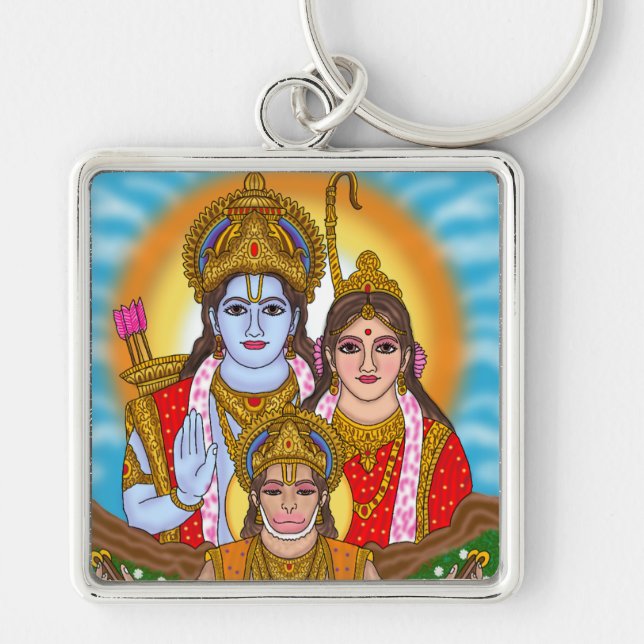Lord Hanuman Keychain (Front)
