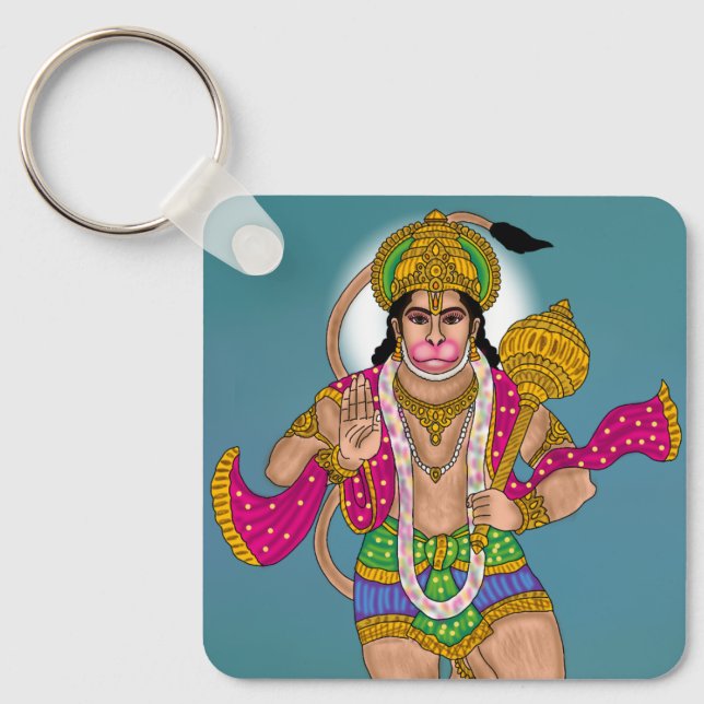 Lord Hanuman Keychain (Front)