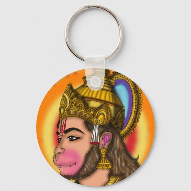 Lord Hanuman Keychain (Front)