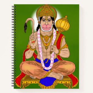 Lord Hanuman Notebook