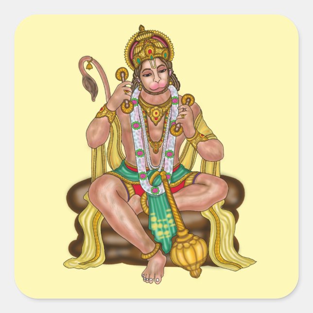 Lord Hanuman Sticker (Front)