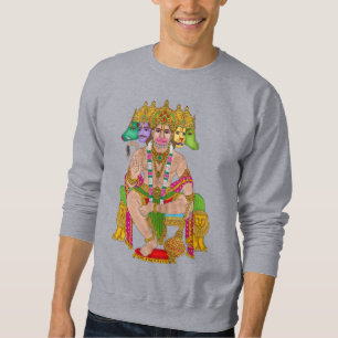 Lord Hanuman Sweatshirt Powerful Hindu Devta Han