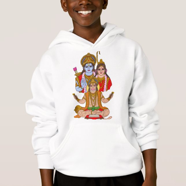 Lord Hanuman Sweatshirt / T-Shirt (Front)