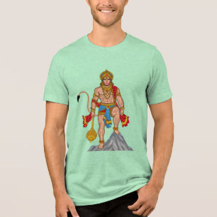 Lord Hanuman T-Shirt Tri-Blend Shirt