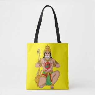 Lord Hanuman Tote Bag