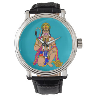 Lord Hanuman Wall Clock Watch