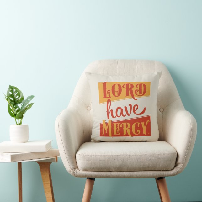 Lord Have Mercy Cushion (Chair)