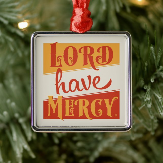 Lord Have Mercy Metal Tree Decoration (Tree)