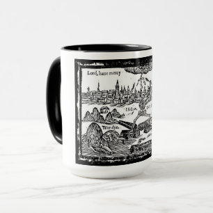 "Lord, Have Mercy on London" Black Plague Mug
