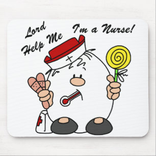 Lord Help Me I'm a Nurse Mouse Mat