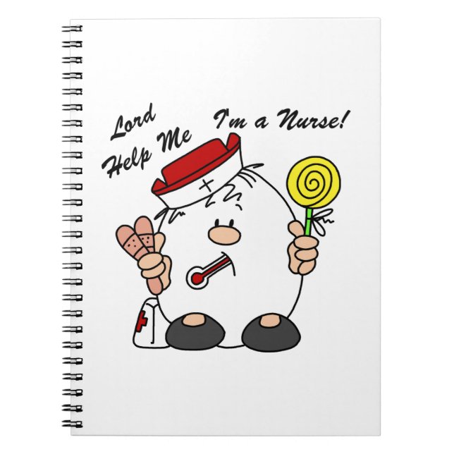 Lord Help Me I'm a Nurse Notebook (Front)