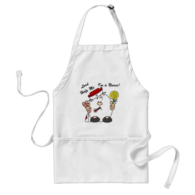 Lord Help Me I'm a Nurse Standard Apron (Front)