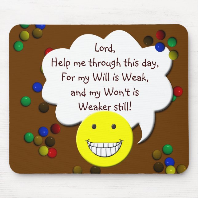 Lord Help Me Mouse Mat (Front)
