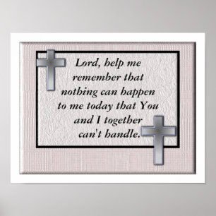 Lord, help me remember poster