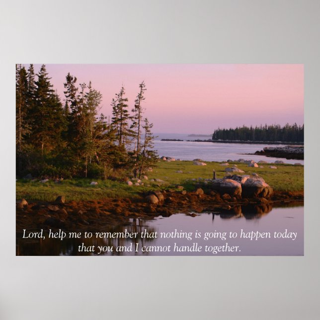 Lord, help me to remember poster (Front)