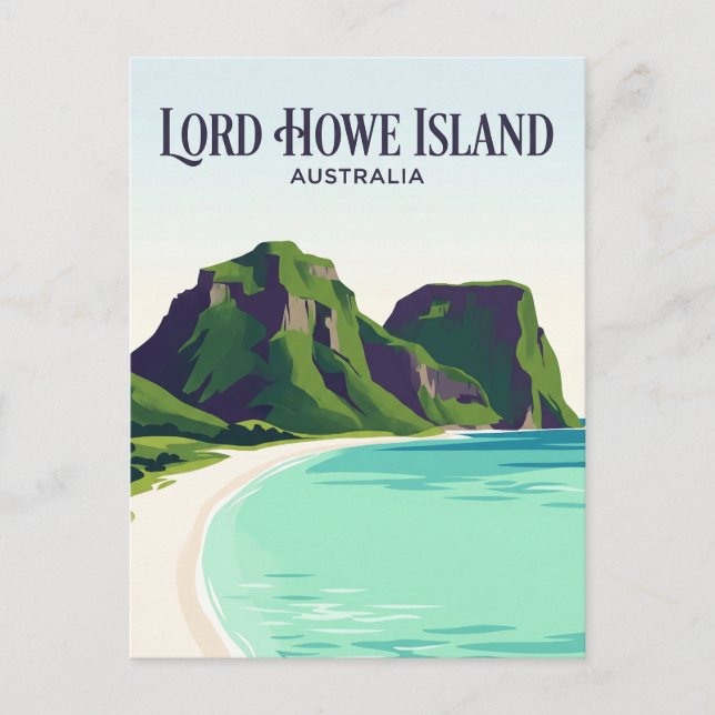 Lord Howe Island Australia Postcard (Front)