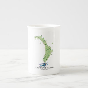Lord Howe Island Tasman Sea Bone China Mug