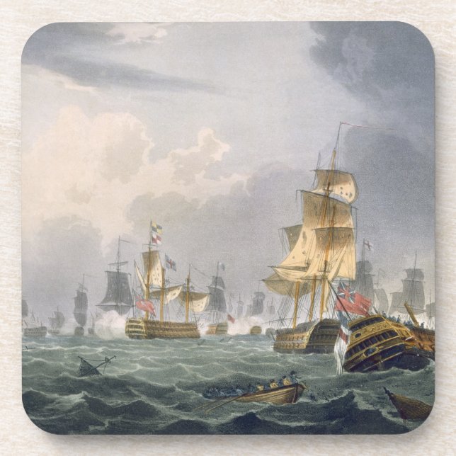 Lord Howe's Victory, 1st June 1794, engraved by Th Coaster (Front)