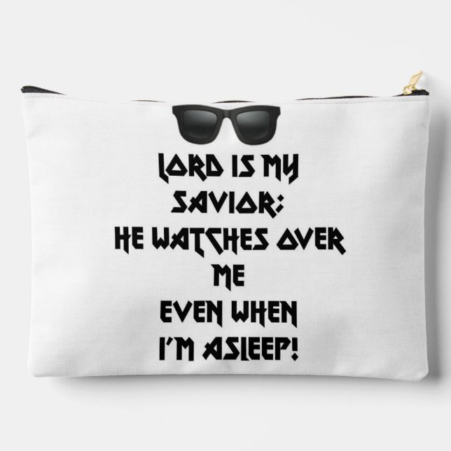 Lord Is My Saviour Pouch (Back)
