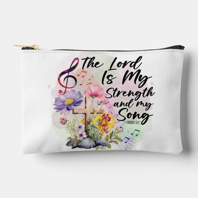 Lord is my strength accessory pouch (Front)