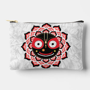 Lord Jagannath Face Chakra Hindu Deity Accessory Pouch