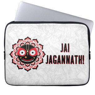 Lord Jagannath Face Chakra Hindu Deity Laptop Sleeve