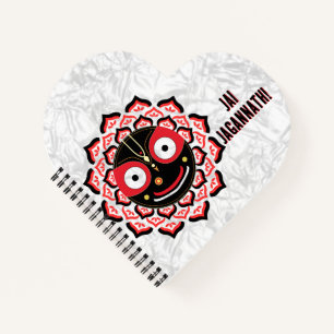 Lord Jagannath Face Chakra Hindu Deity Notebook