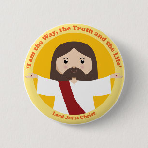 Lord Jesus Christ 6 Cm Round Badge