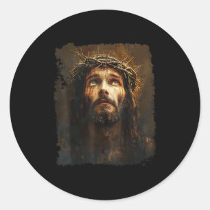 Lord Jesus Christ  Classic Round Sticker