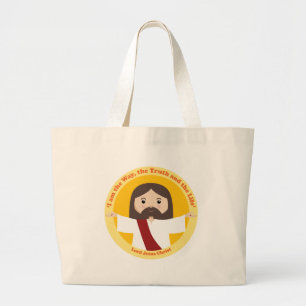 Lord Jesus Christ Large Tote Bag