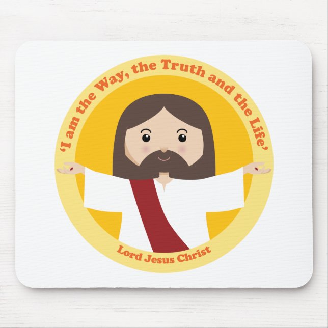 Lord Jesus Christ Mouse Mat (Front)