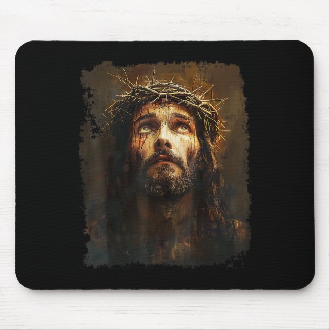 Lord Jesus Christ  Mouse Mat (Front)