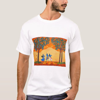 Lord krishna dance with radha T-Shirt