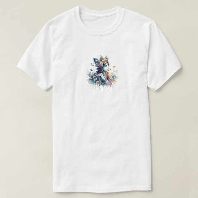 Lord Krishna designer t-shirts for men (Design Front)