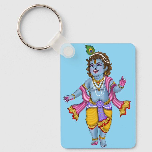 Lord Krishna Keychain (Front)