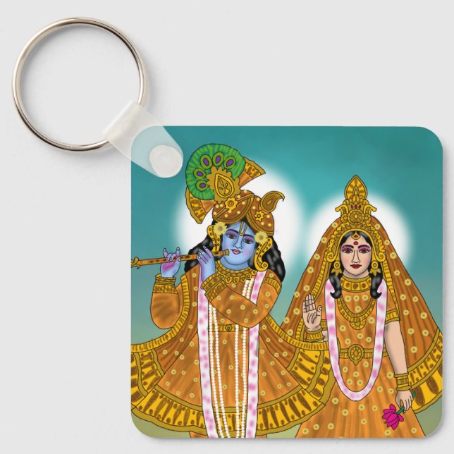 Lord Krishna Keychain (Front)