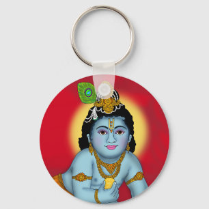 Lord Krishna Keychain