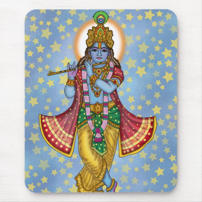 Lord Krishna Mouse Mat (Front)