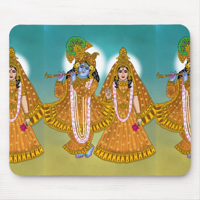 Lord Krishna Mouse Pad (Front)