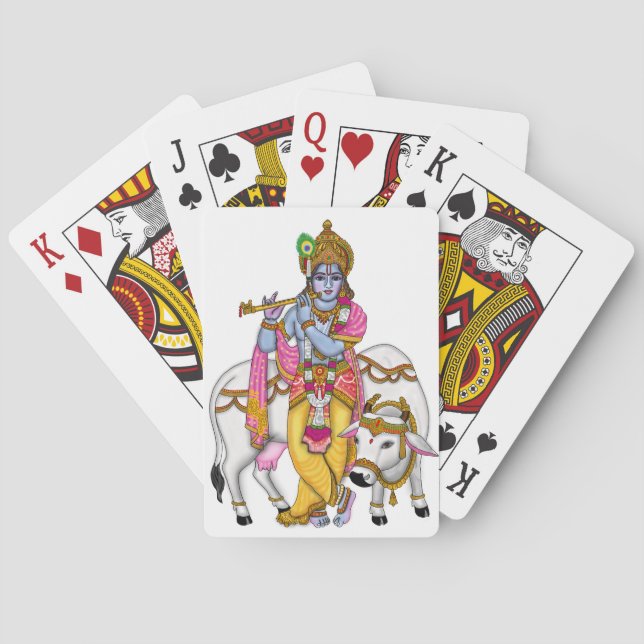Lord Krishna Playing Cards (Back)