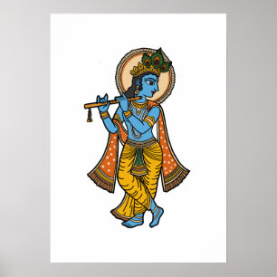 Lord Krishna  Poster