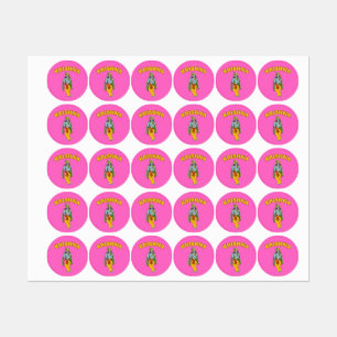 Lord Krishna Small Stickers